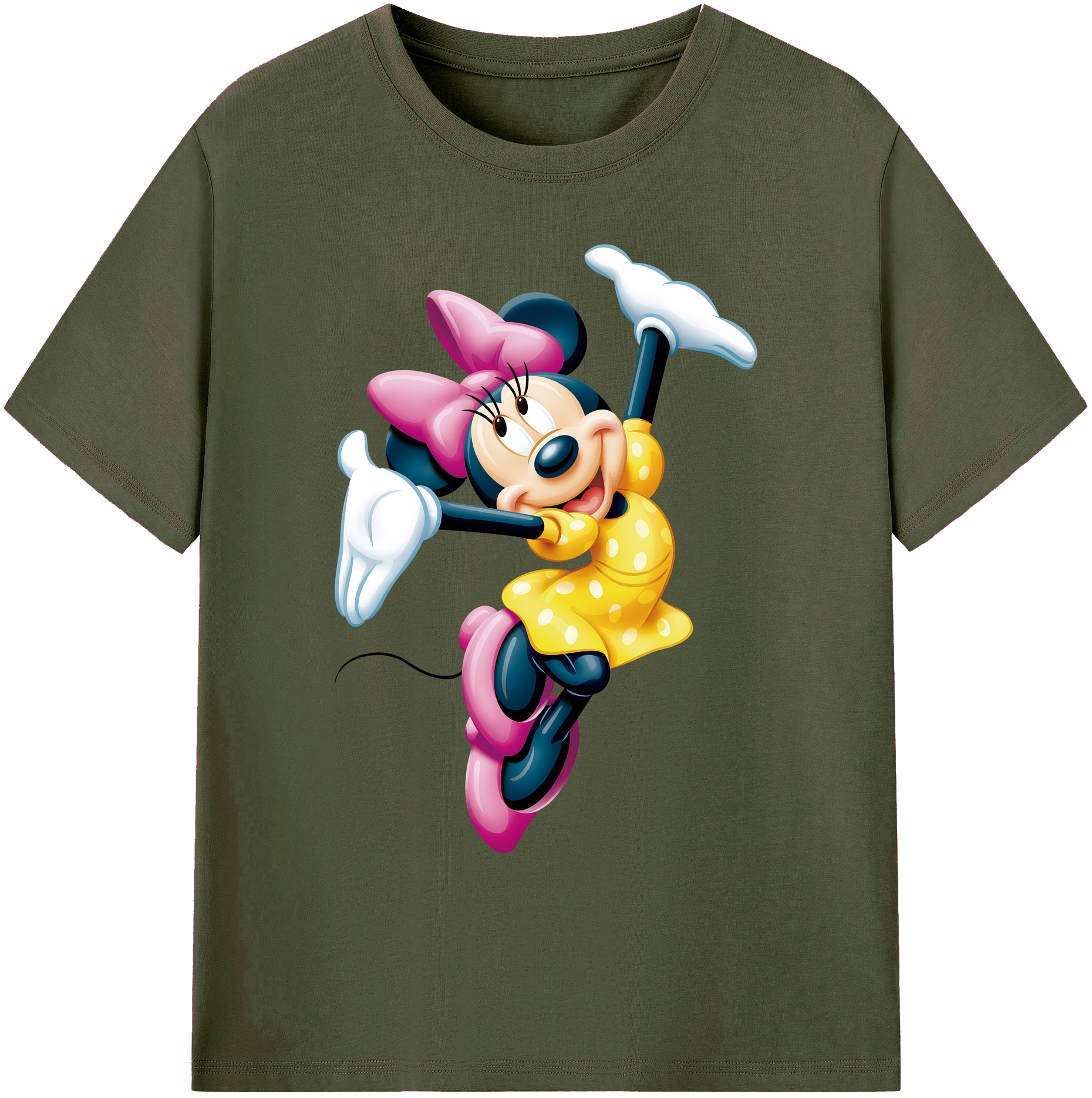 ミッキーマウス Mickey Mouse 綿100％ メンズ半袖Tシャツ｜肌触りやわらか＆通気性